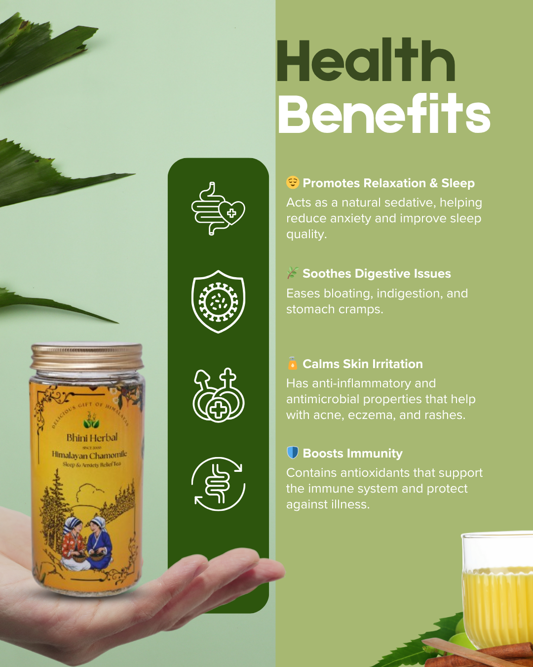 Sleep & Anxiety Relief Tea (Himalayan Chamomile) - Image 2