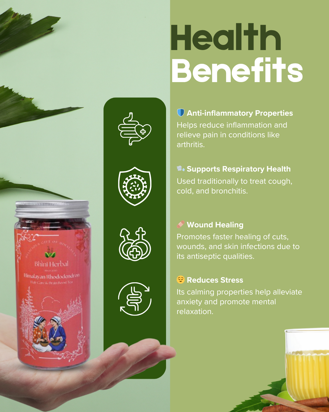 Hair Cair & Brain Boost Tea (Himalayan Rhododendron) - Image 2